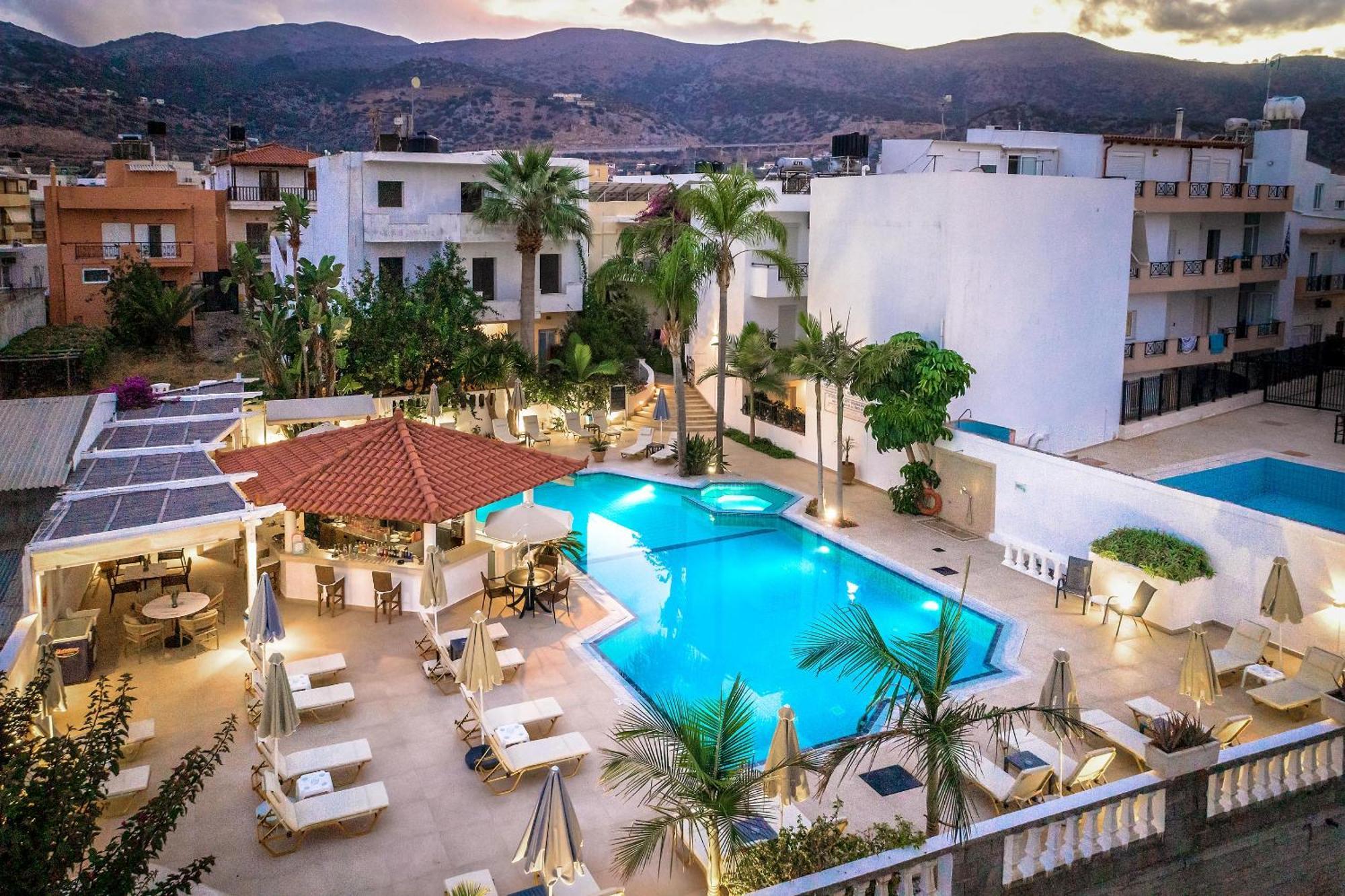 Malia Mare Hotel Bagian luar foto