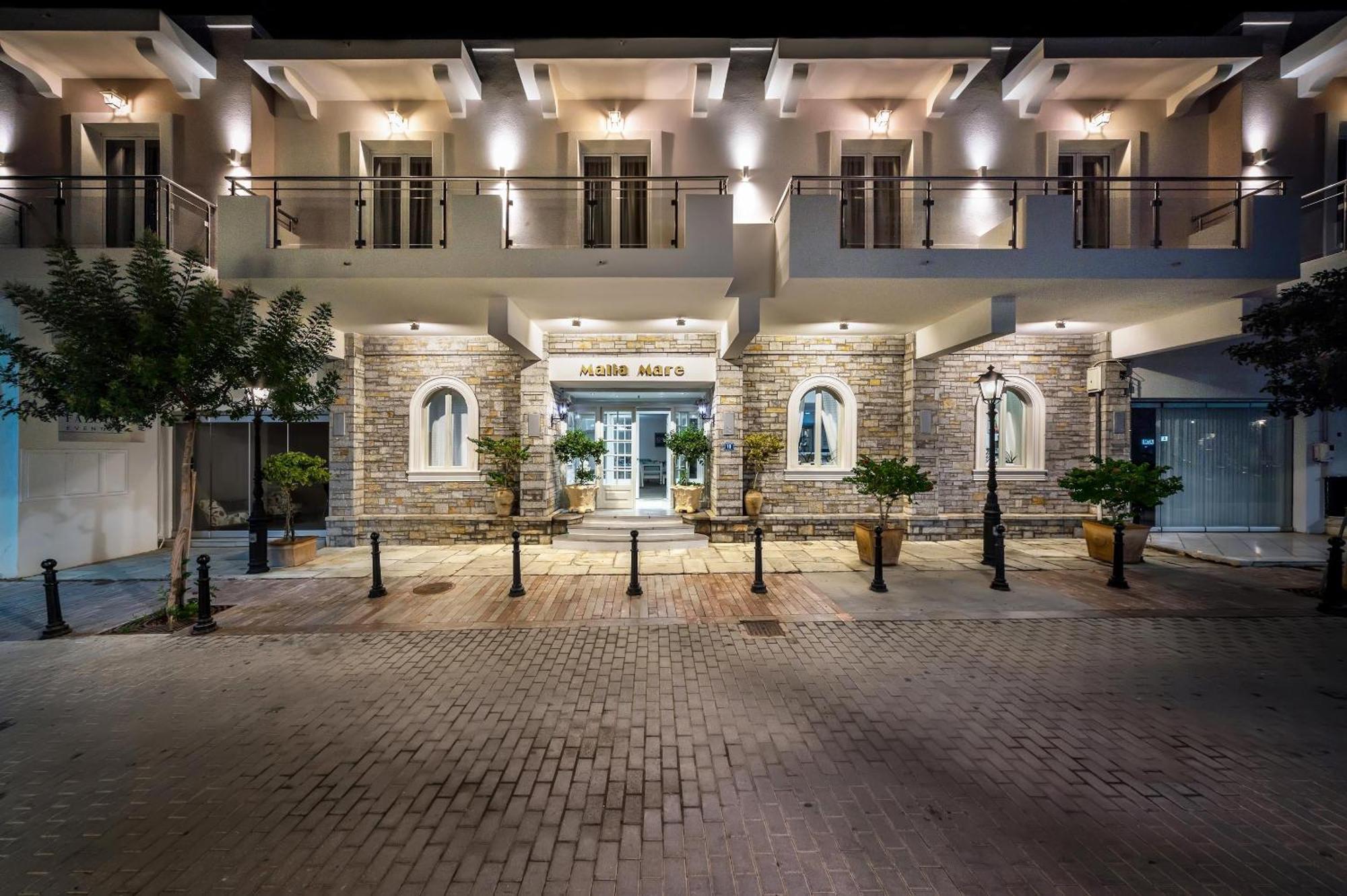 Malia Mare Hotel Bagian luar foto