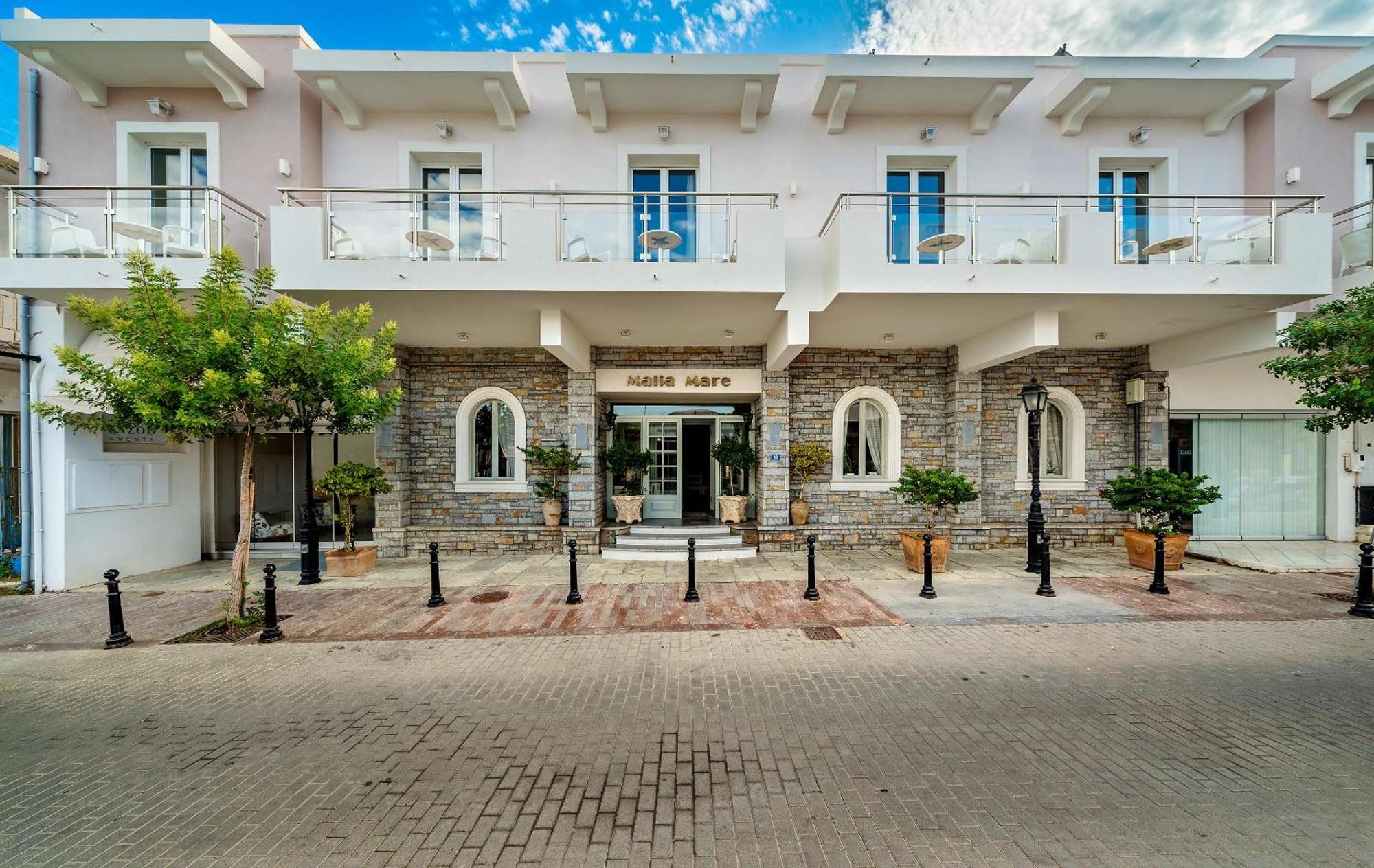 Malia Mare Hotel Bagian luar foto